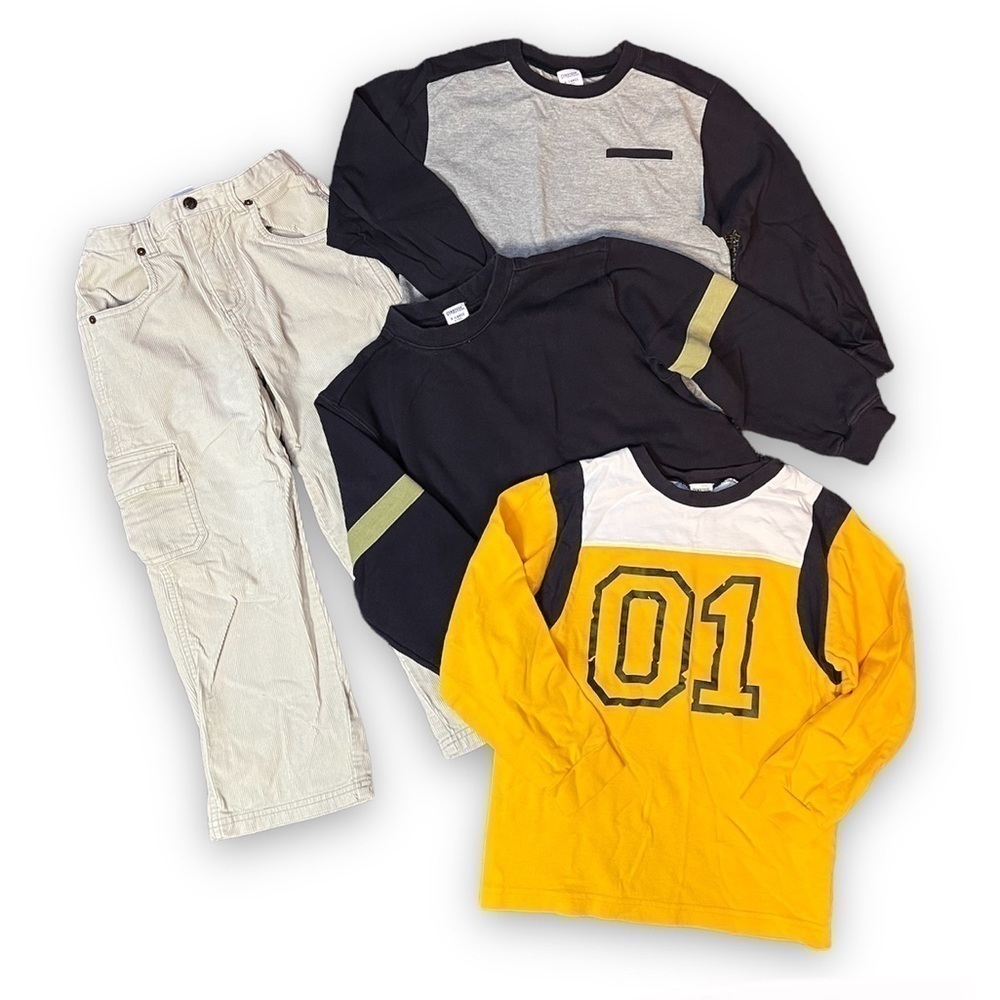 Vintage Gymboree Bundle Scouts Honor Ahead Of The Class Shirts Pants Boys‎ 6